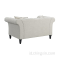 Sofa Kain Set 2 Seater Ruang Tamu Mebel Sofa
